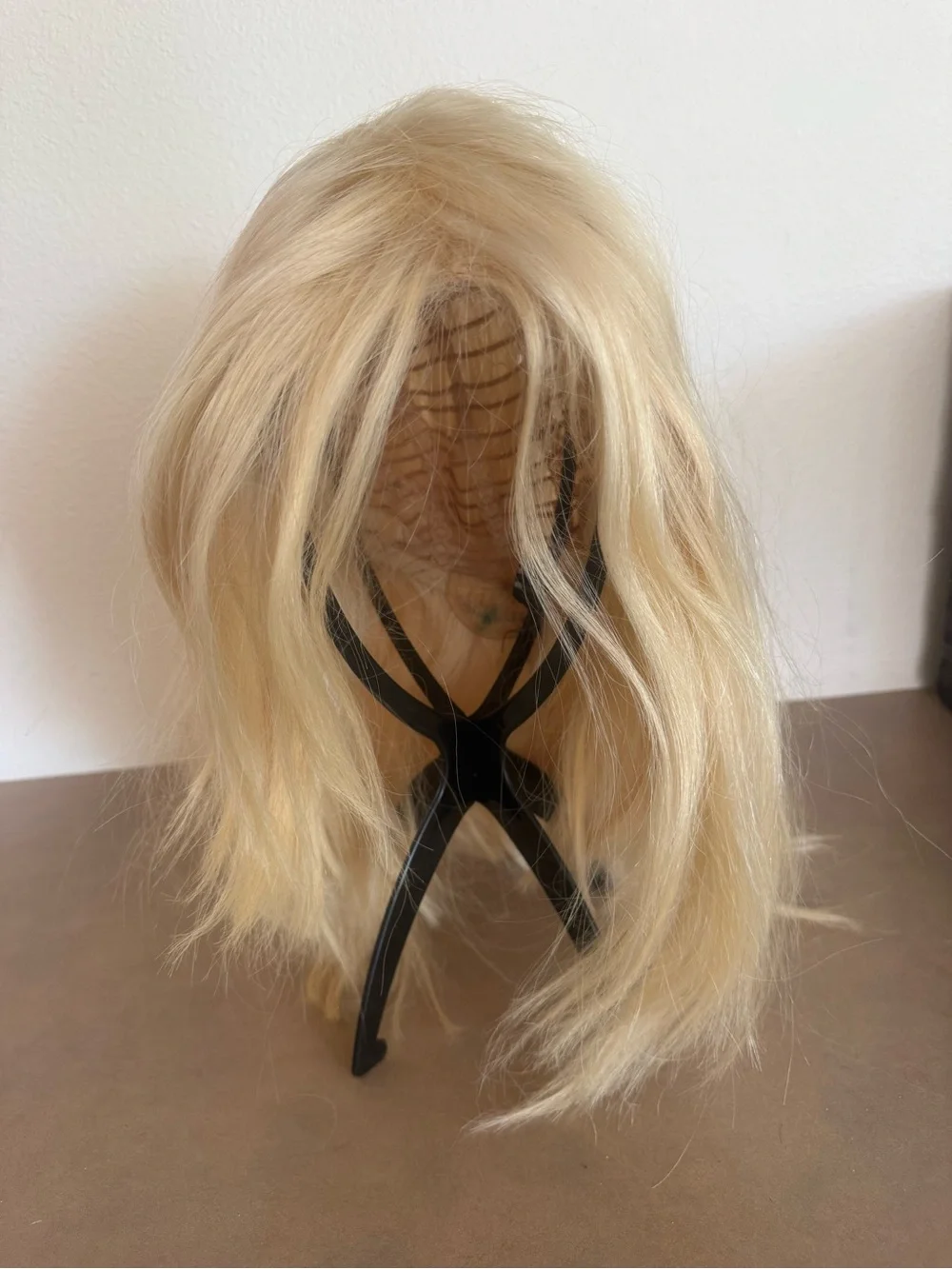 Blonde Women’s Real Hair Wig - Natural Light Blonde